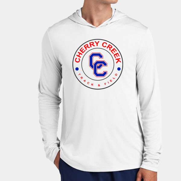 SUBLIMATED TRACK AND FIELD LOGO - Posi UV ® Pro Long Sleeve - Posi UV ® Pro Long Sleeve Hoodie Thumbnail
