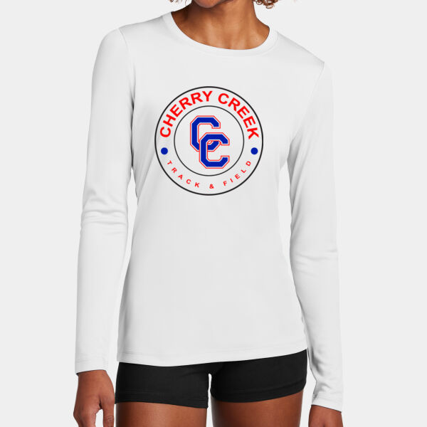 SUBLIMATED TRACK AND FIELD LOGO - Ladies Posi UV ® Pro Long Sleeve - Women's Posi UV ® Pro Long Sleeve Thumbnail