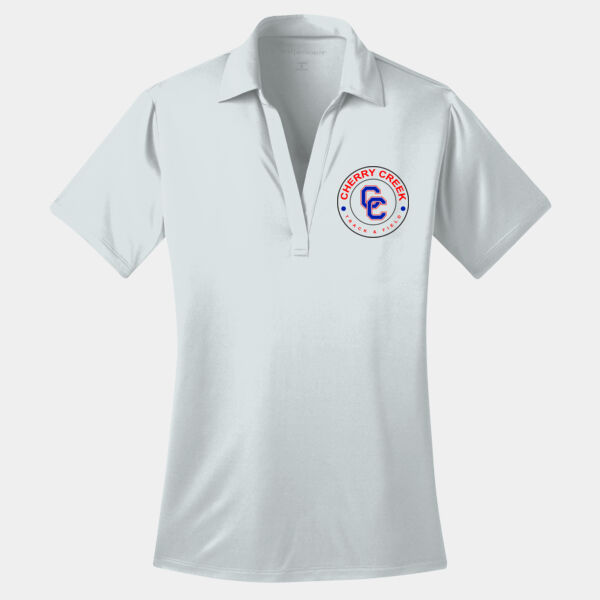 TRACK AND FIELD LOGO - Ladies Silk Touch Performance Polo Thumbnail