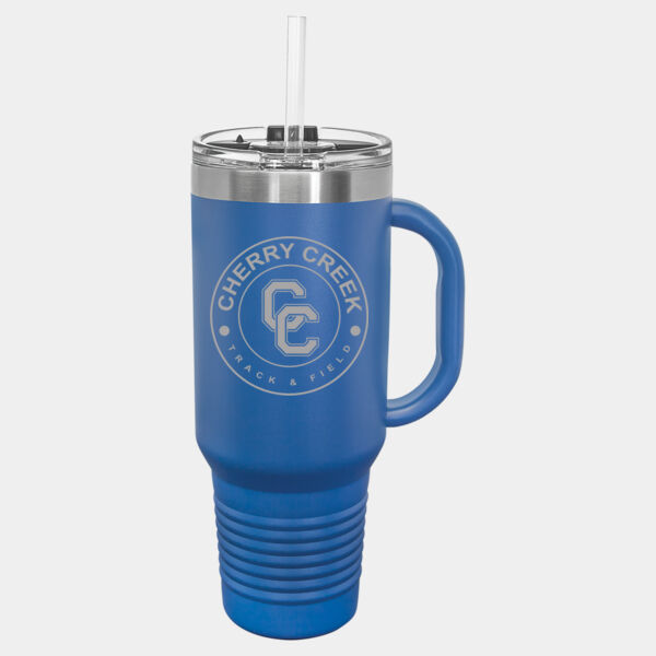 ENGRAVED LOGO - Polar Camel 40oz. Travel Mug with Straw Thumbnail