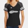 Women's Game V Neck Tee Thumbnail